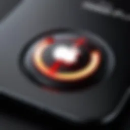 Apple phone power off button illustration