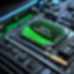 Graphical representation of GPU performance metrics