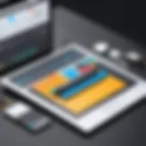 Illustration of selection tools in Photoshop interface
