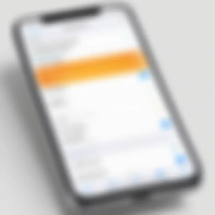 Customizing reminder settings on iPhone