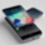 Illustration of mobile data activation on iPhone settings