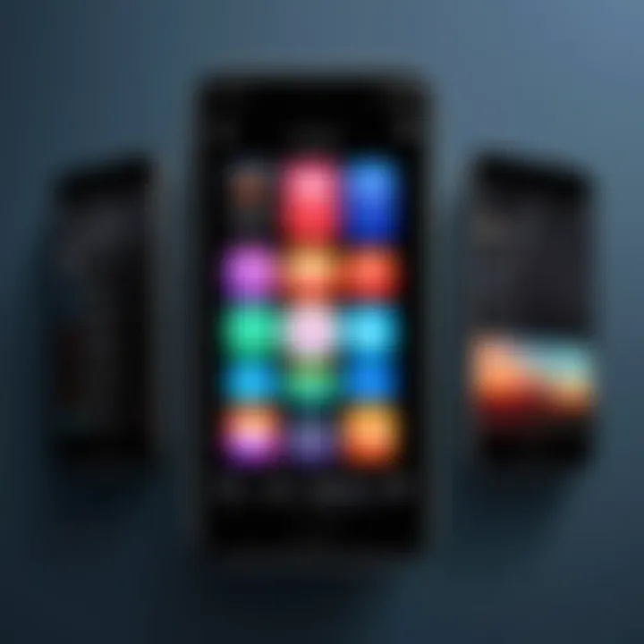 An iPhone with various sharing options for audio files displayed.