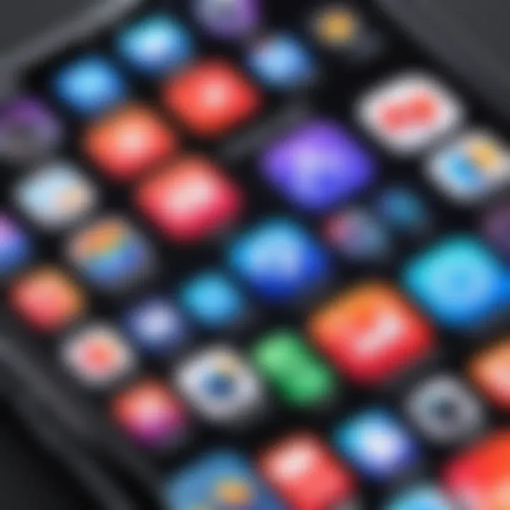 Illustration of popular apps for photo-to-PDF conversion