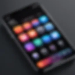 User interface for converting photos to PDF on iPhone