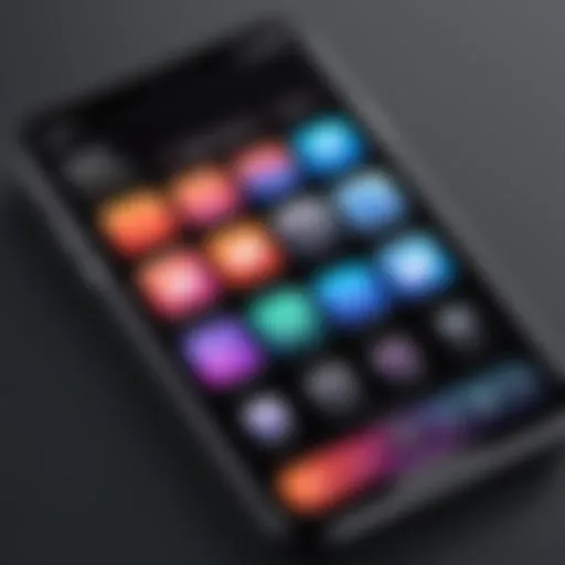 User interface for converting photos to PDF on iPhone