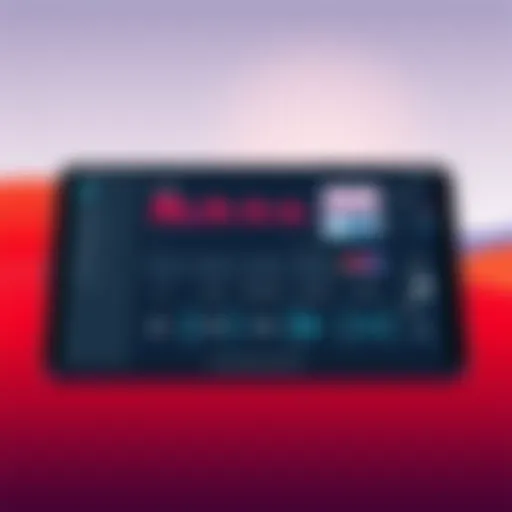 A sleek interface of a song editing application showcasing its features