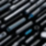 Visual representation of various extraction tools