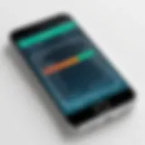 Smartphone displaying IMEI number check