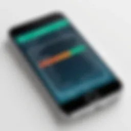 Smartphone displaying IMEI number check