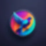 Game Pigeon logo showcasing its vibrant colors