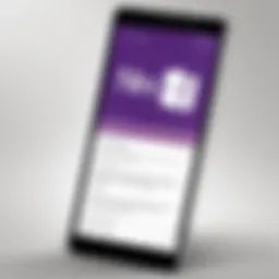 Overview of Microsoft OneNote interface on Android