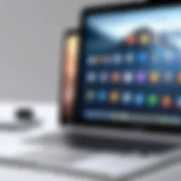 Clean MacBook screen showcasing application icons