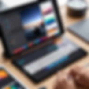 Editing Tools for Recorded Content Editing tools for enhancing recorded content on iPad Pro