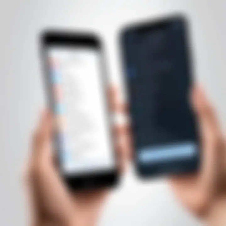 A user engaging with a translation app in a conversation