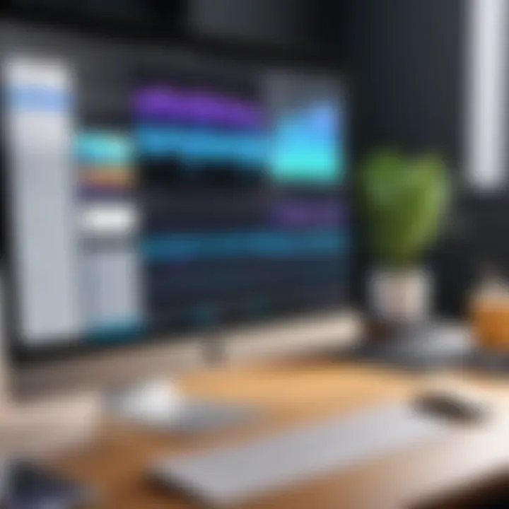 User interface of a video editing app on Mac