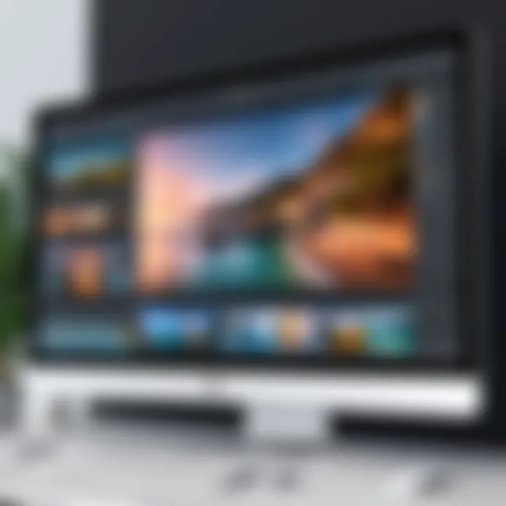 User-friendly video editing software demonstrating overlay application