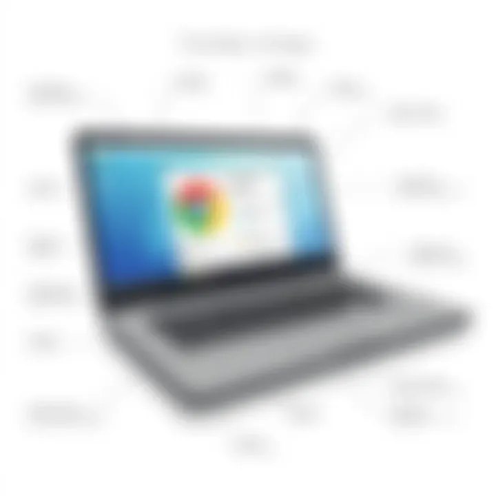 Exploring Chromebook Interface and Functionality Chromebook interface highlighting key functionality and features