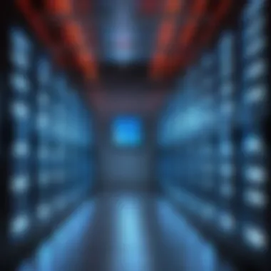 Thermal Monitoring in Data Centers Graphical representation of thermal monitoring in a data center