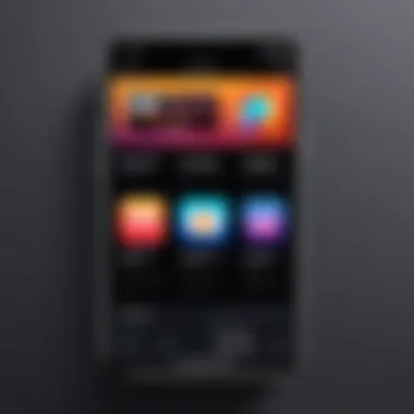 Casting Options on iPhone iPhone screen displaying casting options