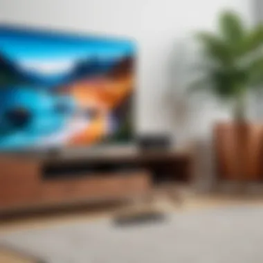 Wireless Connectivity Overview Illustration of wireless connectivity between iPhone and Smart TV