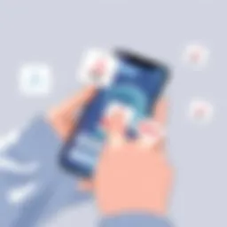 A user navigating the iPhone interface for PDF conversion