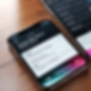 iOS Share Menu with PDF Option Illustration of iOS share menu with PDF option highlighted