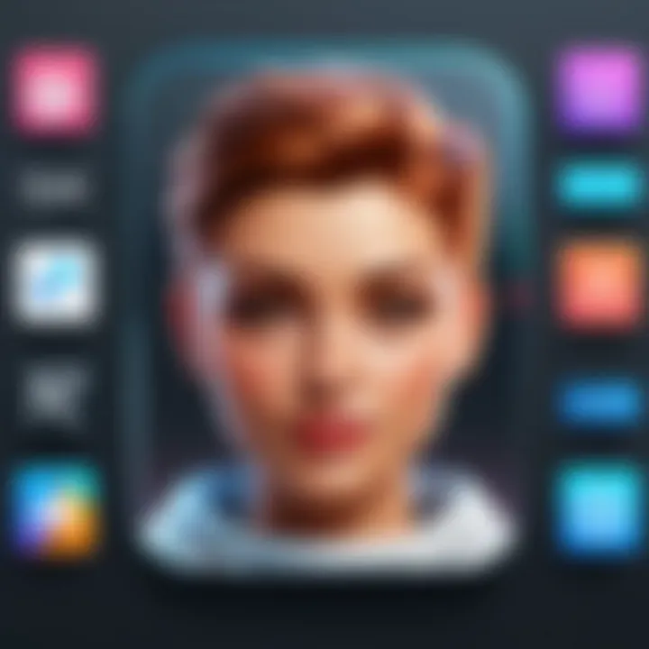 A detailed guide illustrating the steps to create custom app icons