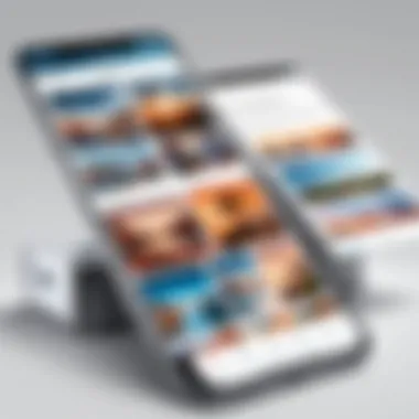 Photos on iPhone for PDF Conversion iPhone displaying photos ready for conversion