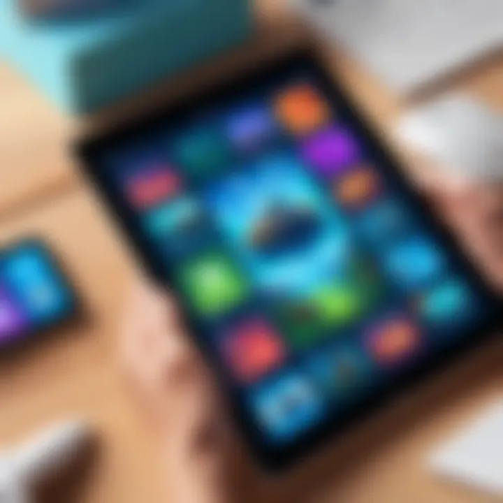 Conceptualizing game ideas on an iPad