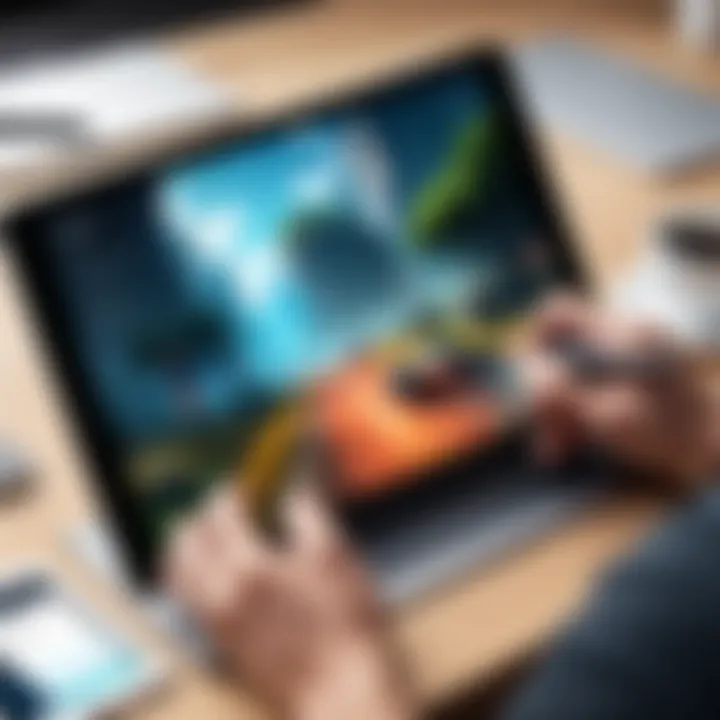 Testing a game on an iPad