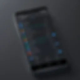 Custom ringtone selection screen on Android