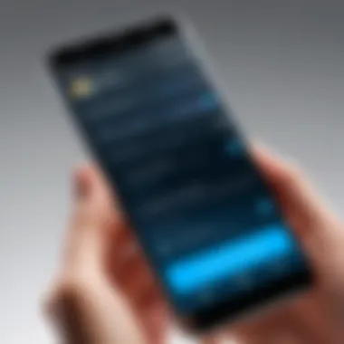 Mobile screen displaying personalized ringtone feature