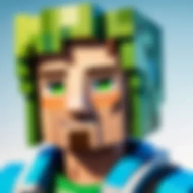 Editing Skins with Professional Software Minecraft skin editing software interface