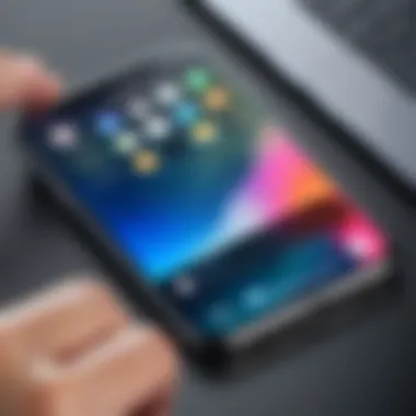 Customizing Folder Settings on iPhone User customizing app folder settings on iPhone