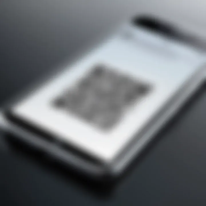 Mobile device scanning a QR code for instant access to a song
