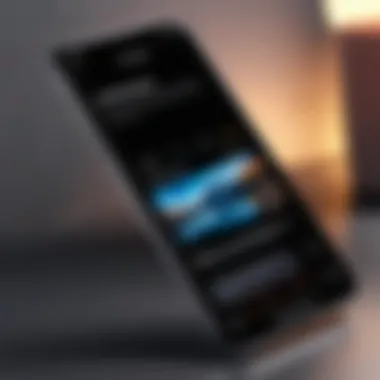 User-Friendly Interface of Wallpaper Creation App User-friendly interface of a wallpaper creation app on an iPhone