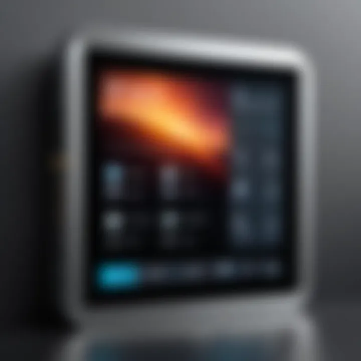 A diverse range of customizable widgets on a digital display