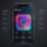 Visual representation of downloading Instagram Story videos