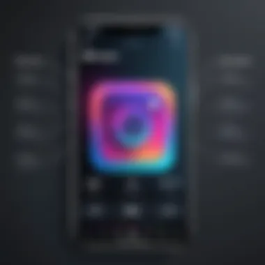 Visual representation of downloading Instagram Story videos