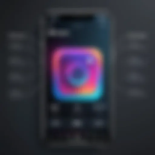 Visual representation of downloading Instagram Story videos