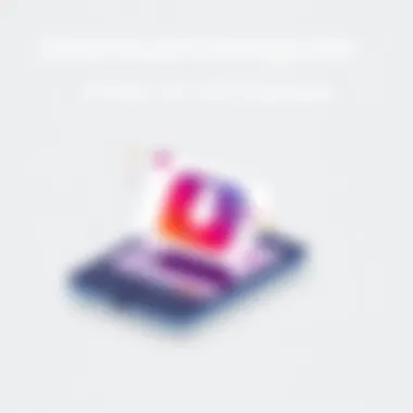 Visual representation of a download icon with an iOS device
