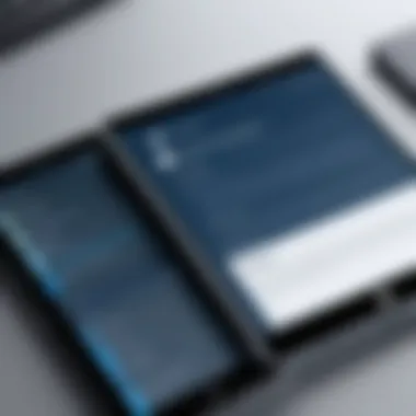 Comparison chart of features in various ebook applications