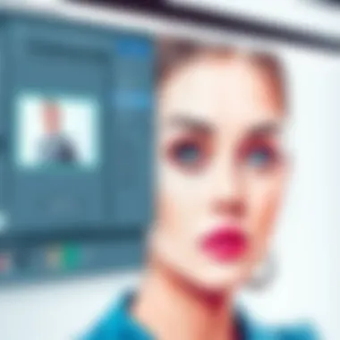 Editing Software Features in Focus Professional editing software interface showcasing features