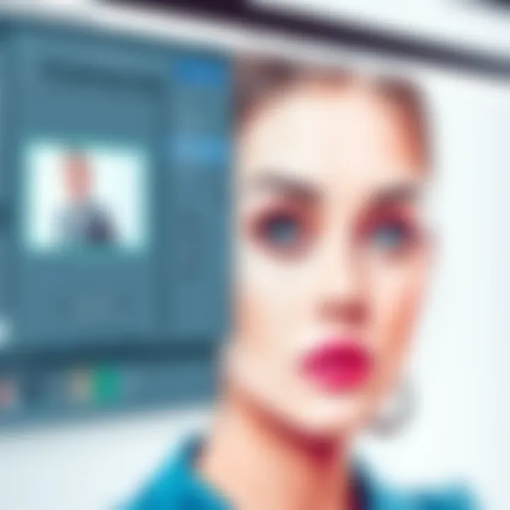 Editing Software Features in Focus Professional editing software interface showcasing features