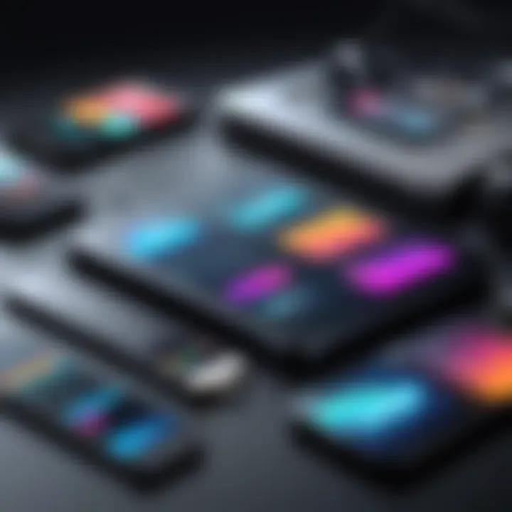 Different devices compatible with music apps