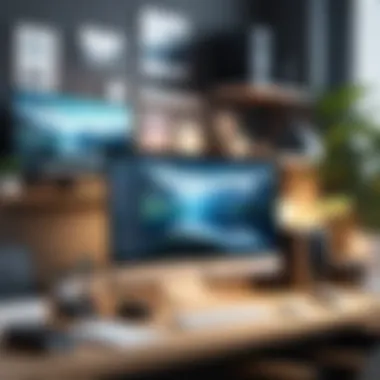 Cluttered Workspace Impacting WiFi A cluttered home workspace with multiple devices connected to WiFi