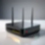 A modern router showcasing advanced technology