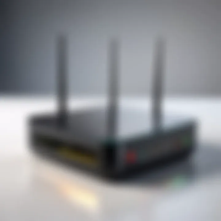 A modern router showcasing advanced technology