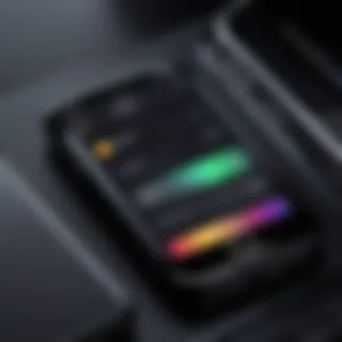 Visual representation of iPhone storage settings