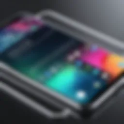 Conceptual representation of iOS interface on Android device